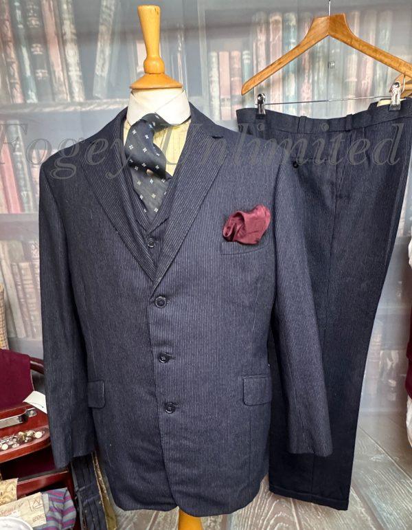 Vintage Bespoke Ruback 3 Piece Suit 1968  41"Chest /38" waist. (Ref: RUB68)