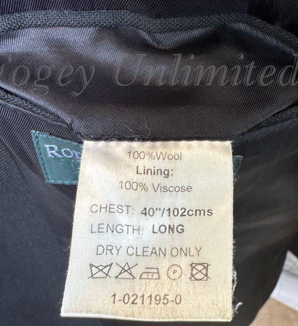 Roderick Charles  wool 2 Piece Suit  40"Chest /34" waist. (Ref: RODCH) - Image 7