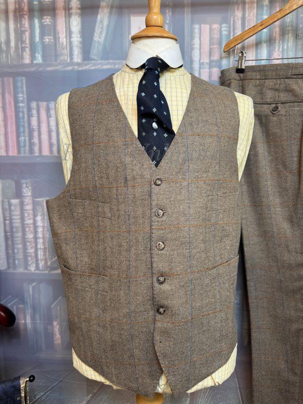 Bespoke Barrington Ayre Tweed 3 Piece Suit 40"Chest /36" waist. (Ref: PKBAR) - Image 7