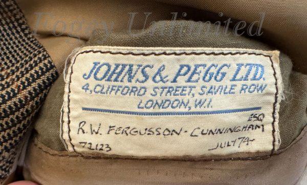 Vintage Bespoke Johns & Pegg 1974 2 Piece Suit 38"Chest /32" waist. (Ref: JP74) - Image 15