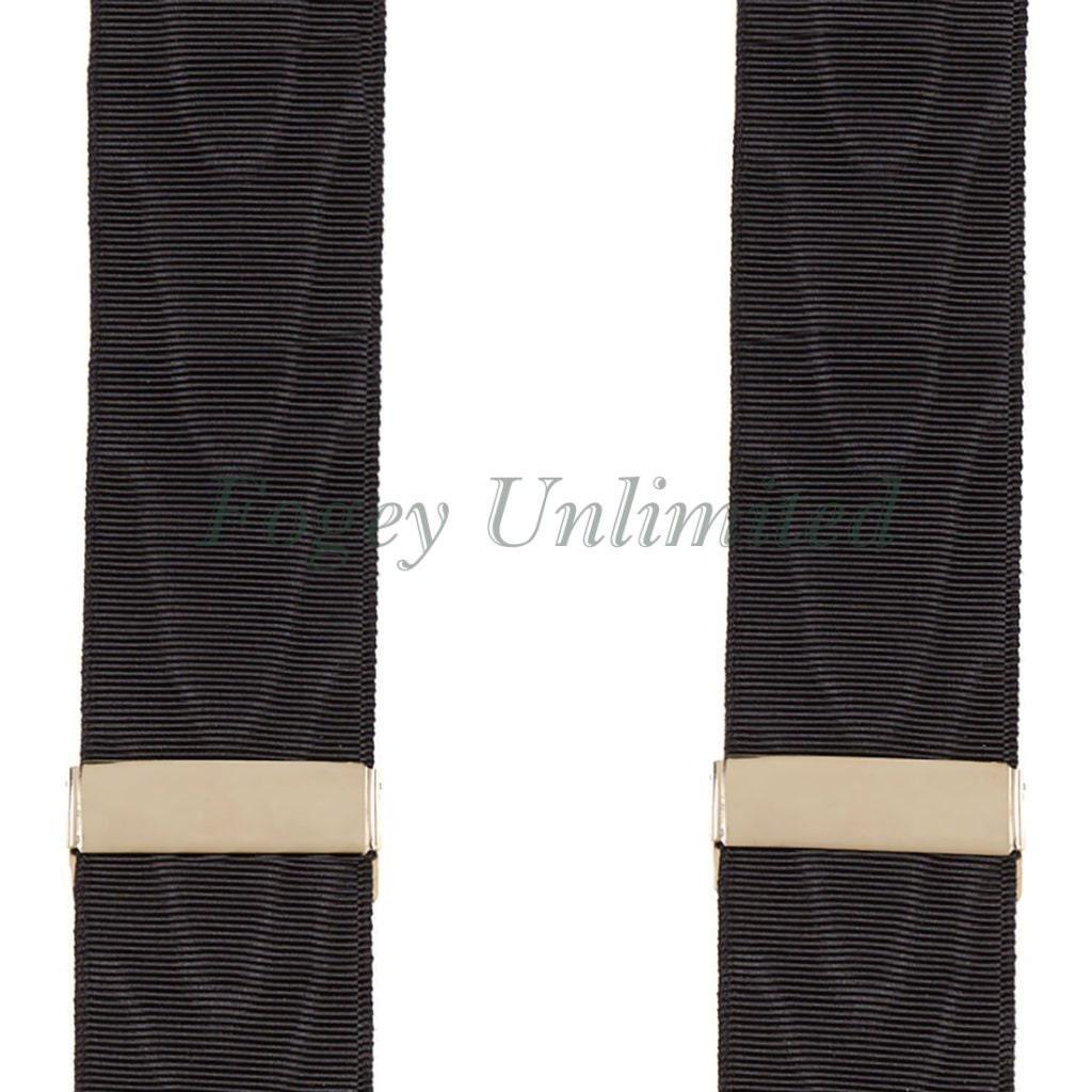 Albert Thurston Black or White Moire Barathea Formal Braces/Suspenders. As worn by James Bond !! - Image 5