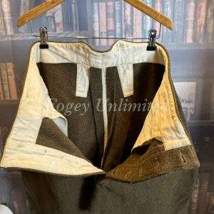 Vintage Green Military Breeches Jodhpurs. Heavyweight W32"/81cm (Ref:BLC32)